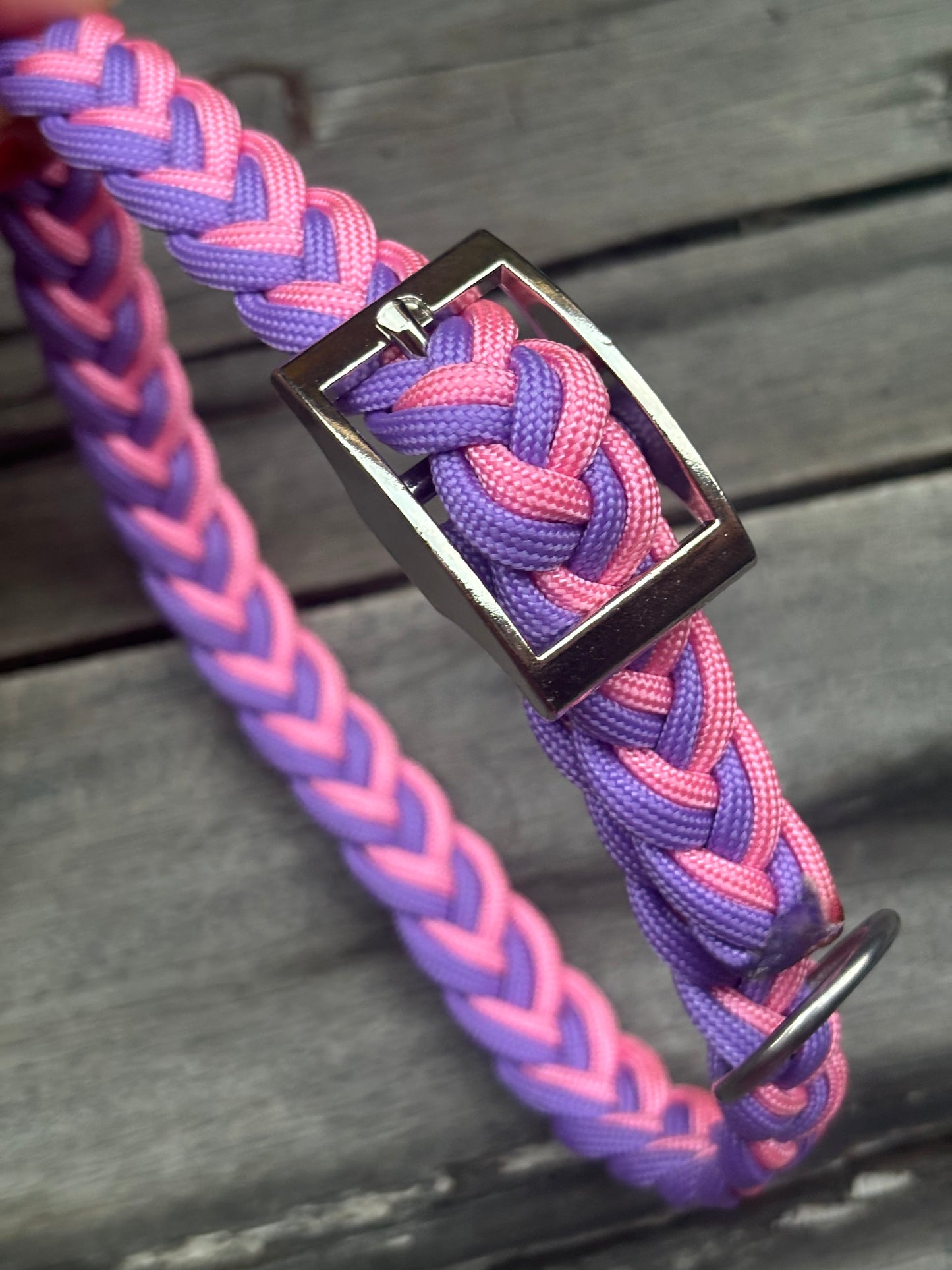 Pre-made Dog Collar Lilac-Pink