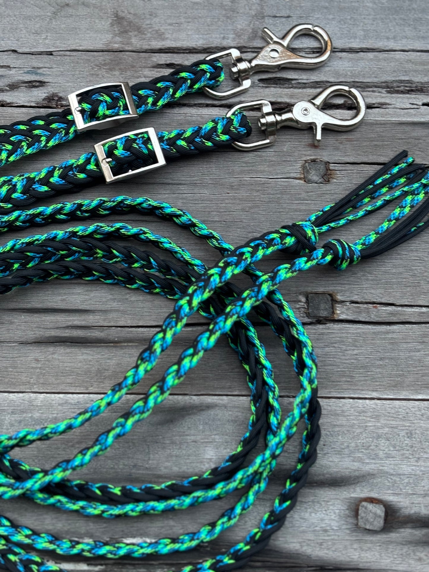 Braided Split Reins 2 Strand