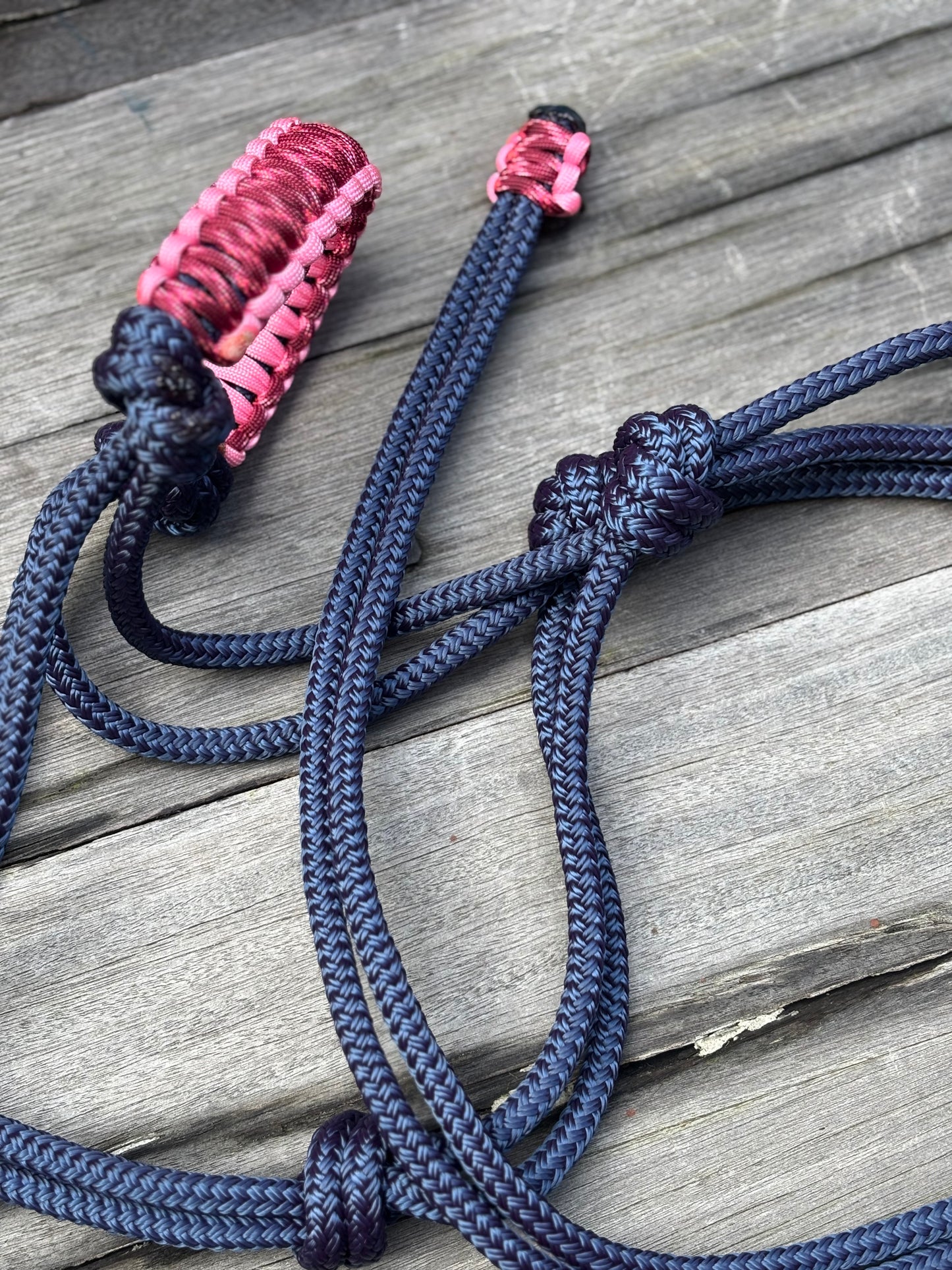 The Classic Braided Rope Halter Contrast
