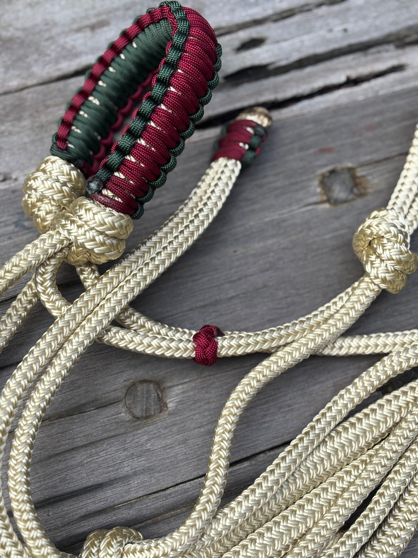 The Classic Braided Rope Halter Contrast