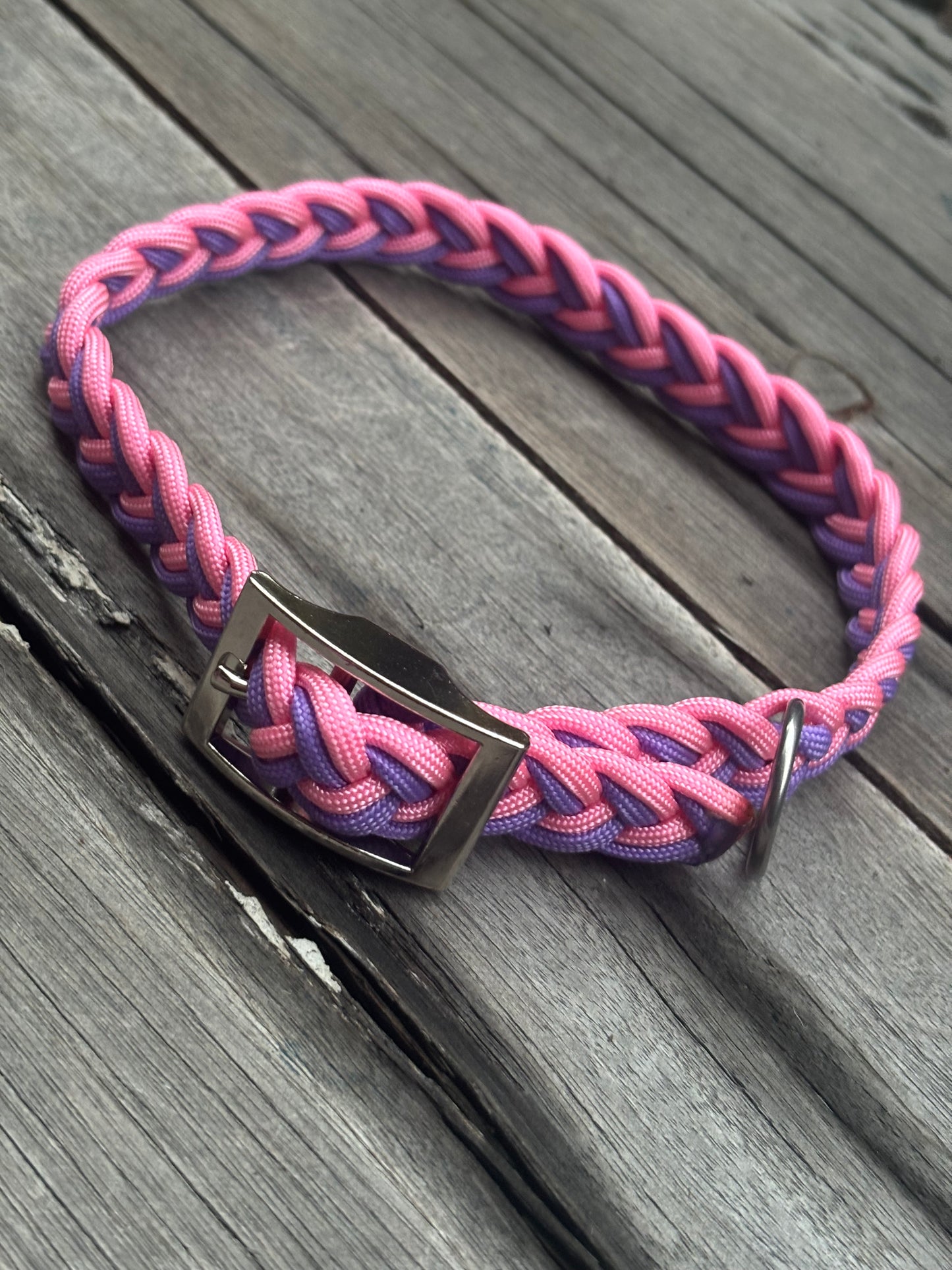 Pre-made Dog Collar Lilac-Pink