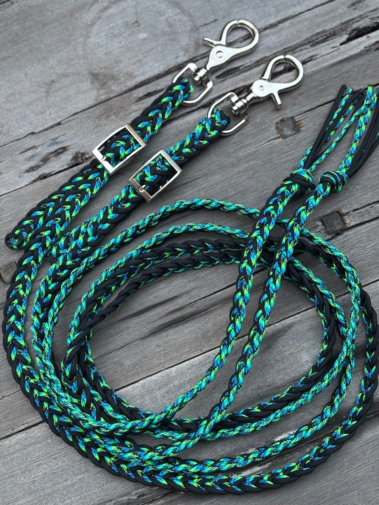 Braided Split Reins 2 Strand