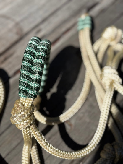 The Fishtail Braided Rope Halter Contrast