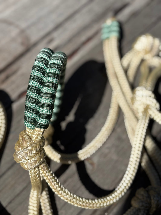 The Fishtail Braided Rope Halter Contrast