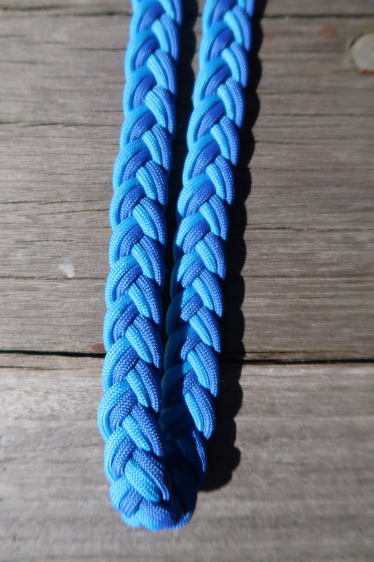 BRAIDED split reins 2 strand (custom)