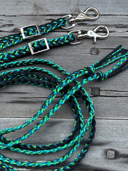 Braided Split Reins 2 Strand