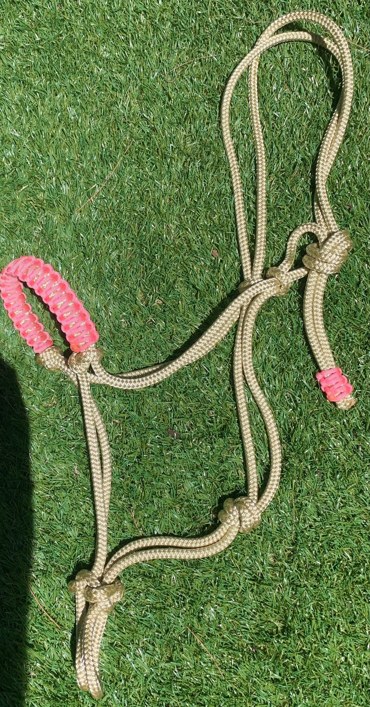 BRAIDED NOSEBAND rope halter type one (custom)