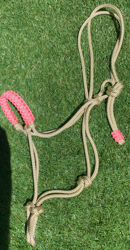 The Classic Braided Rope Halter Contrast
