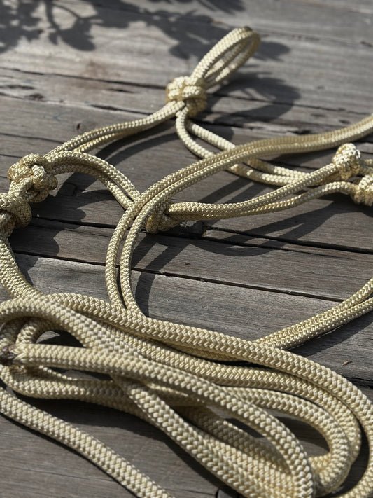 Pre-made Basic Rope Halter And Lead Set