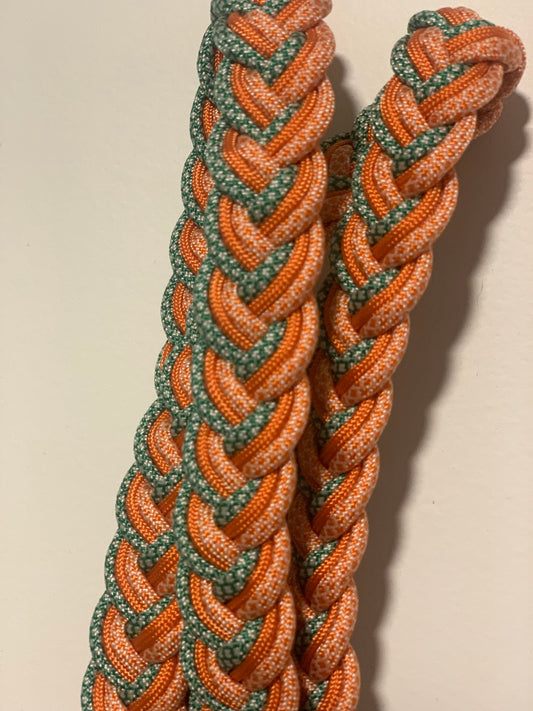 STANDARD BRAIDED loop reins 3 strand (custom)