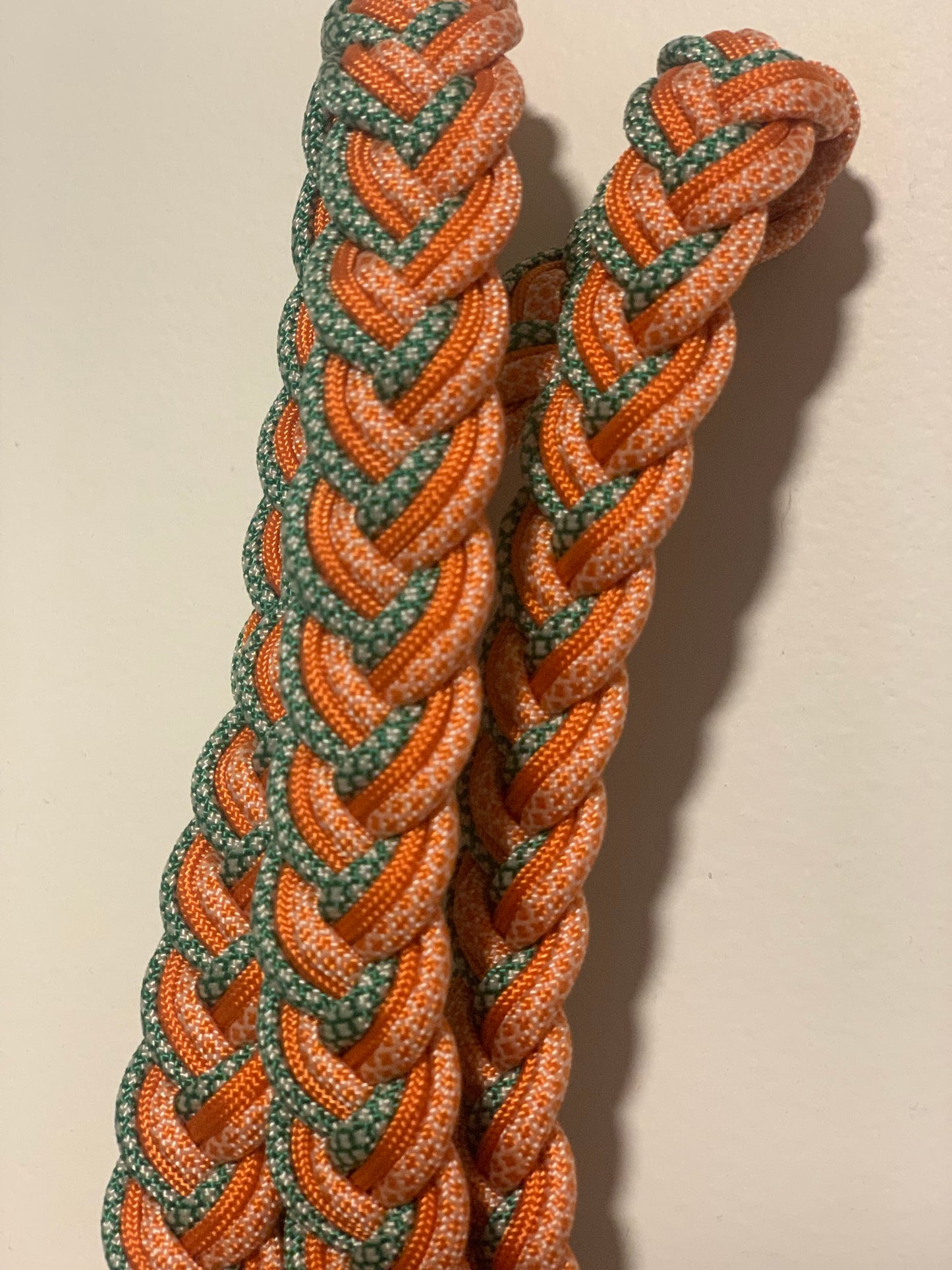 BRAIDED split reins 3 strand (custom)