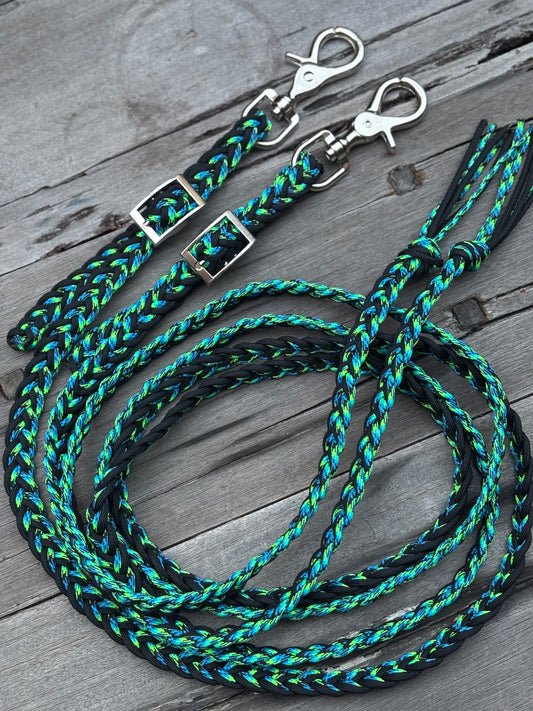 Braided Split Reins 2 Strand